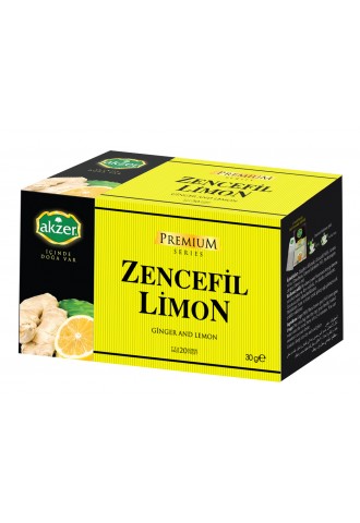 Akzer Zencefil Limon Çayı 20 Poşet